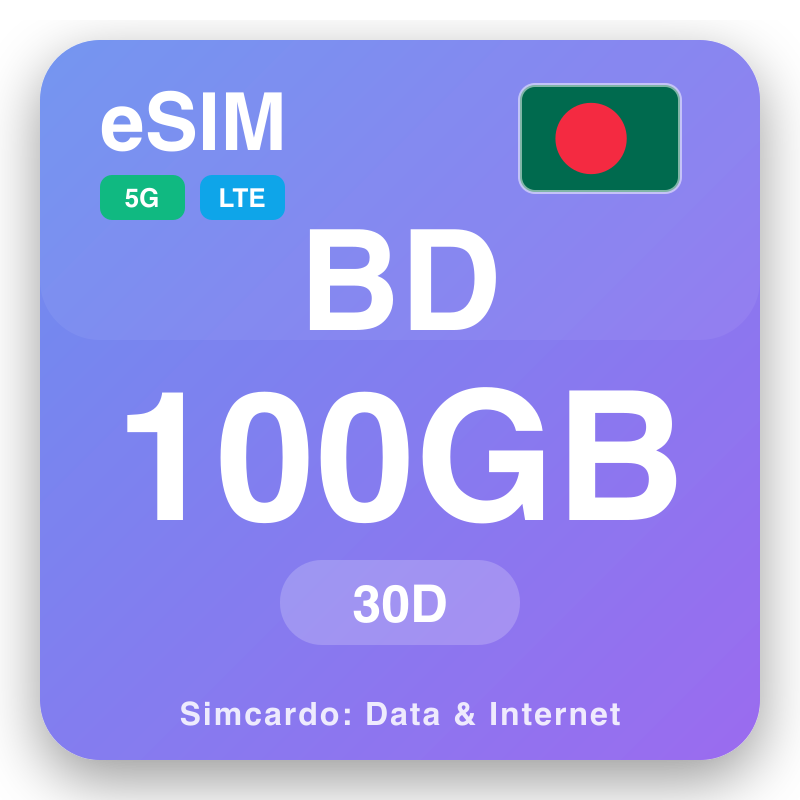 eSIM BD - mahere raraunga haere me te ipurangi pūkoro