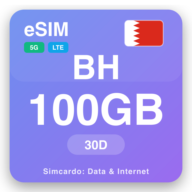 eSIM BH - gahunda z'ibikoresho bya interineti y'ubukerarugendo na mobile