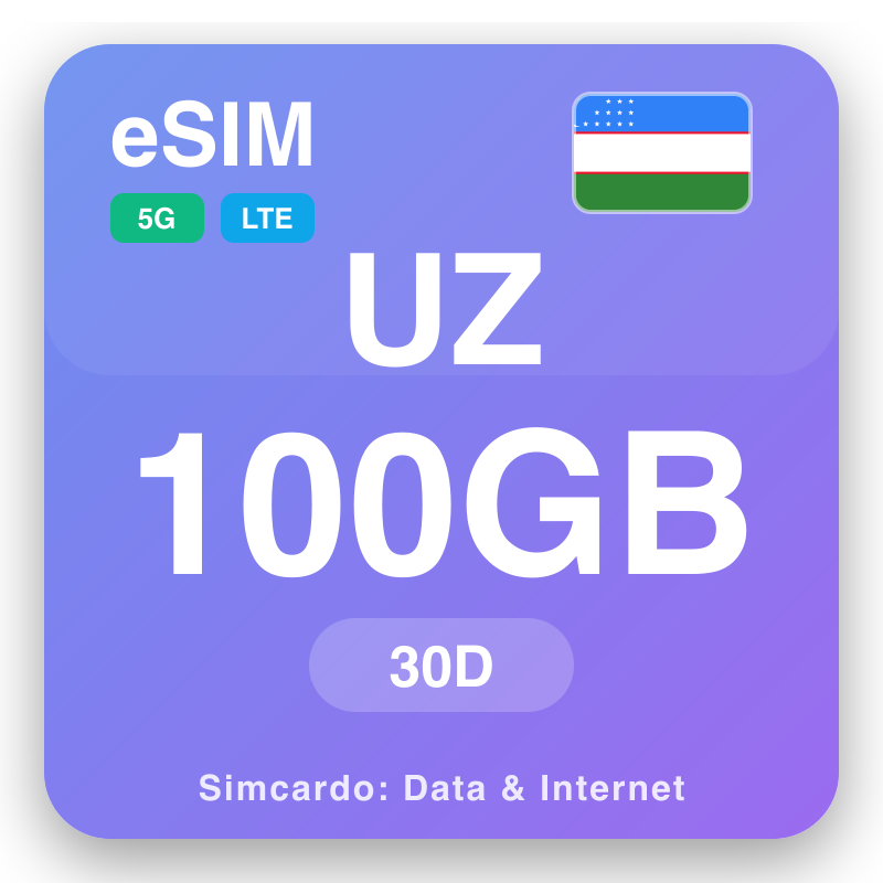eSIM Uzbekistan - reisdataplannen en mobiel internet