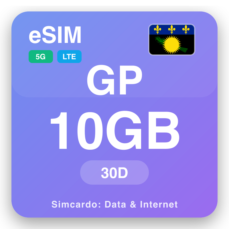 eSIM Gadelope 10 GB fun 30 ọjọ