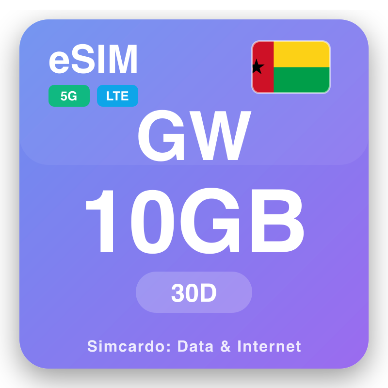 eSIM Gene-Busau - awọn eto data irin-ajo ati intanẹẹti alagbeka