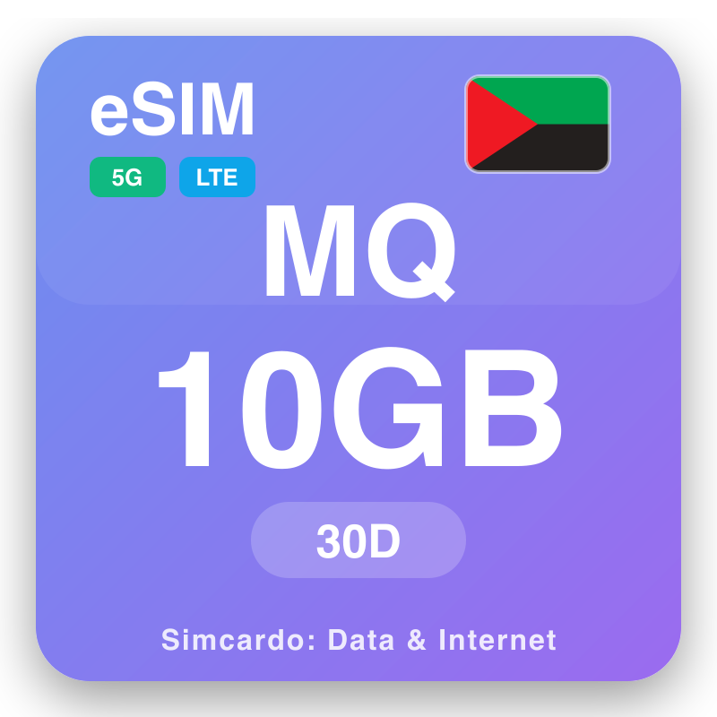 eSIM MQ 10 GB rag 30 de