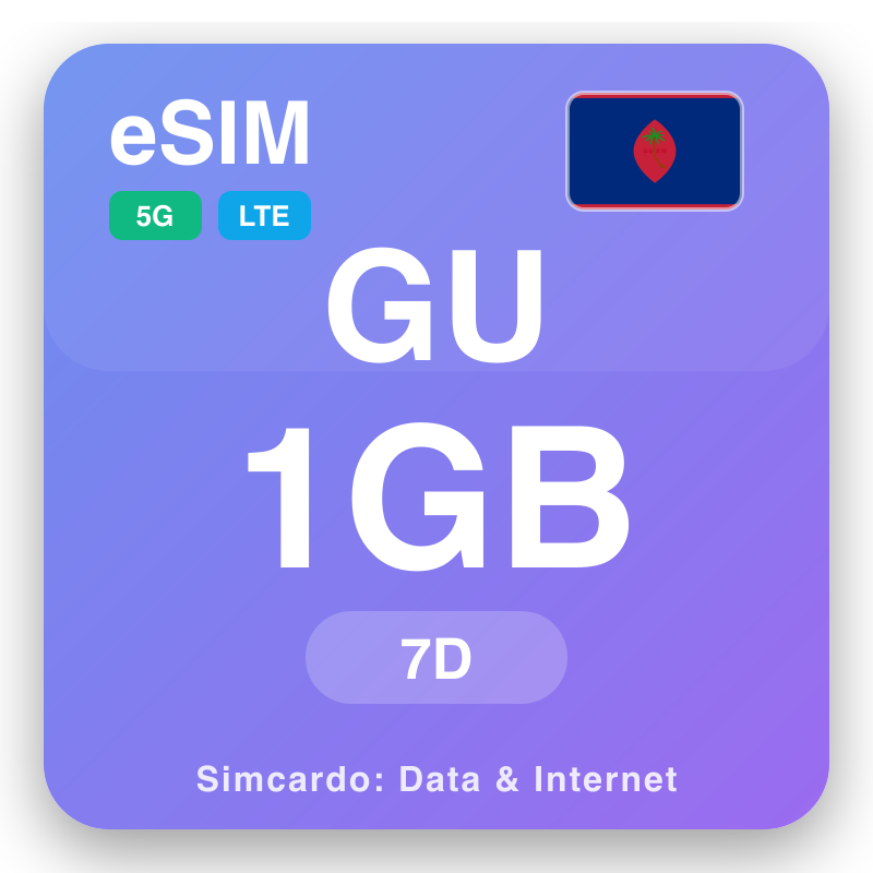 eSIM Quam 1 GB 7 gün üçün