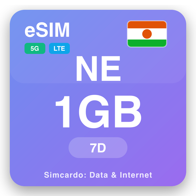 eSIM Nayjer - qorshayaasha xogta safarka iyo internetka moobaylka