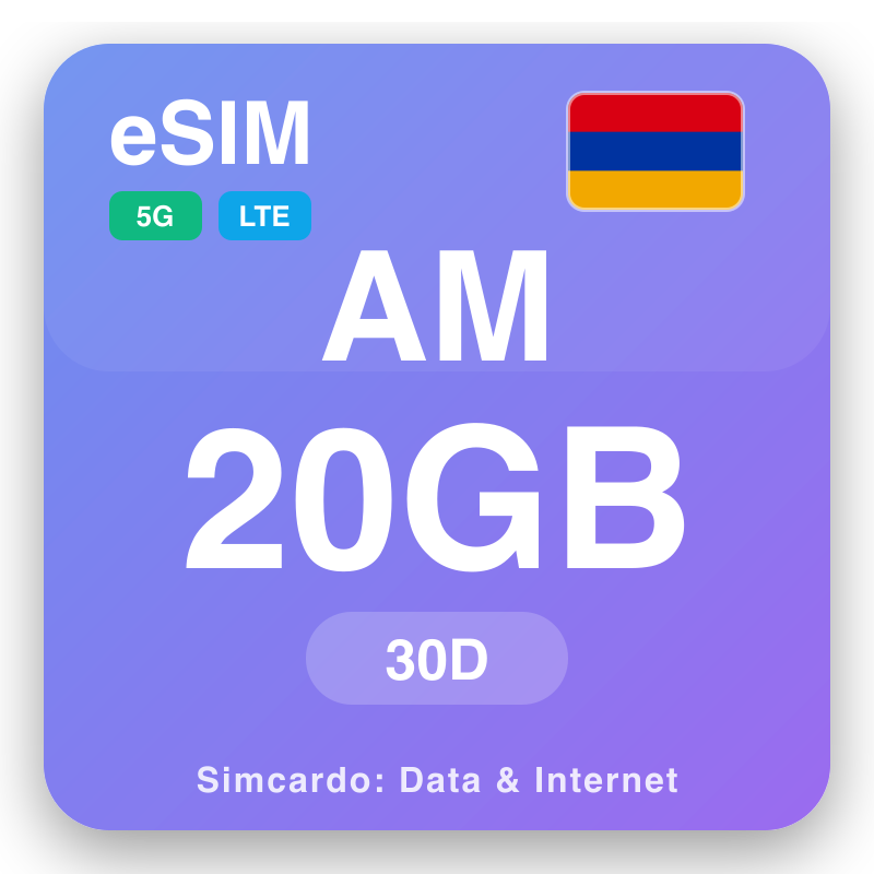 eSIM Airmeinea - planaichean dàta siubhail agus eadar-lìon gluasadach