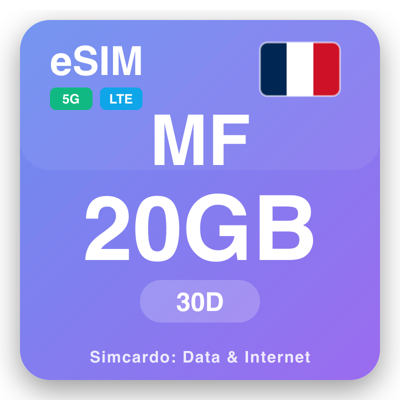eSIM സെന്റ് മാർട്ടിൻ - യാത്രാ ഡാറ്റ പദ്ധതികളും മൊബൈൽ ഇന്റർനെറ്റും