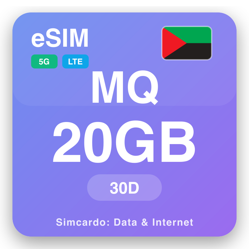 eSIM MQ 20 GB rag 30 de