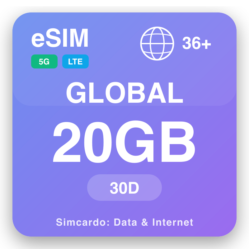 eSIM Europa - nā hoʻololi ʻike no ka huakaʻi a me ka ʻike pūnaewele