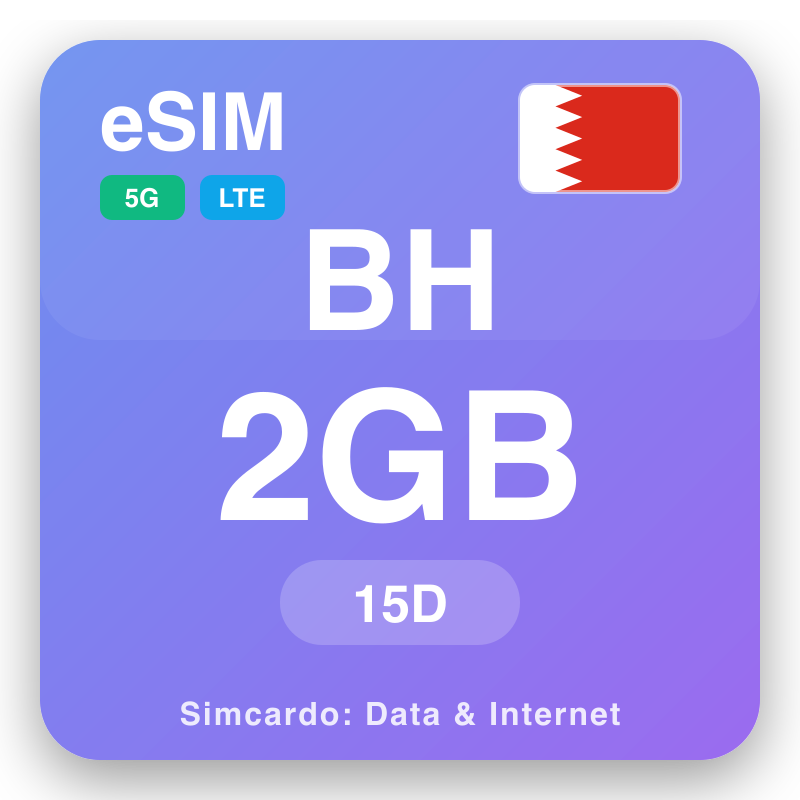 eSIM BH - gahunda z'ibikoresho bya interineti y'ubukerarugendo na mobile