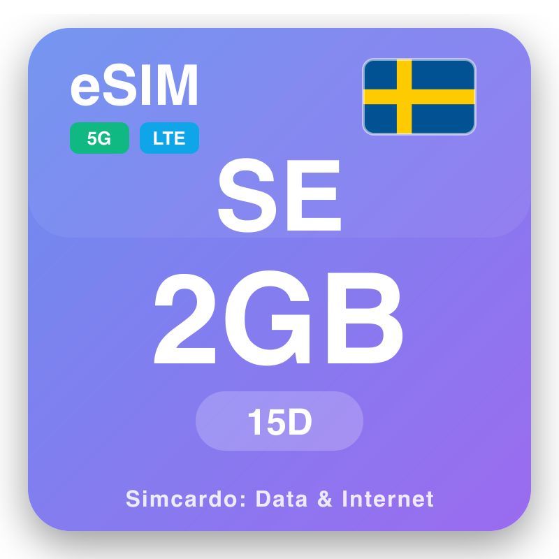 eSIM Suedi - planet e të dhënave për udhëtim dhe internet mobil