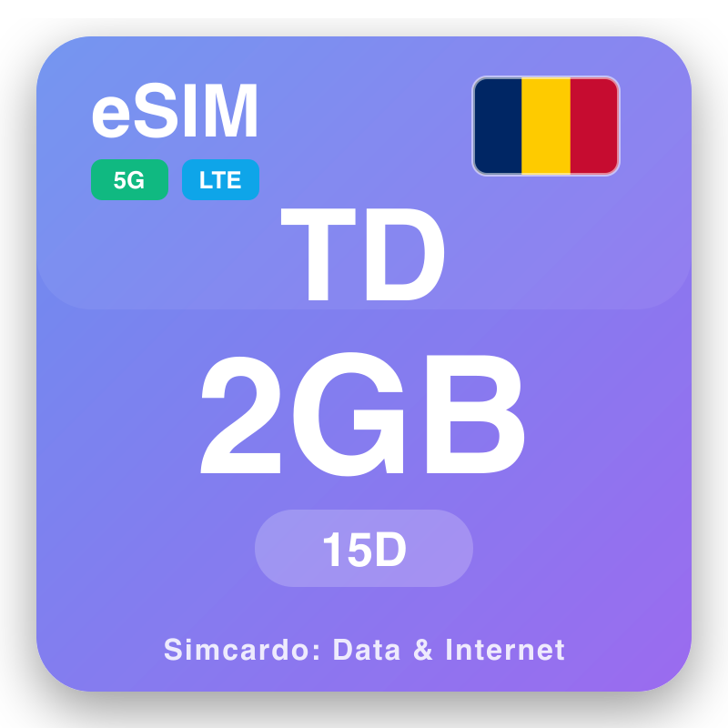 eSIM An t-Seàd 2 GB air 15 làithean