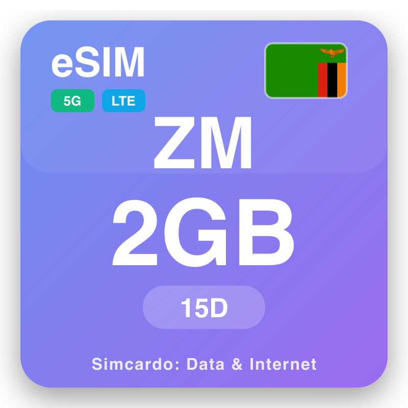 eSIM Ṣamibia - awọn eto data irin-ajo ati intanẹẹti alagbeka