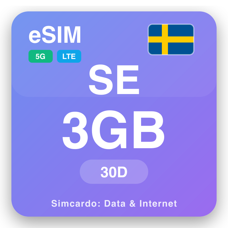 eSIM Suedi - planet e të dhënave për udhëtim dhe internet mobil