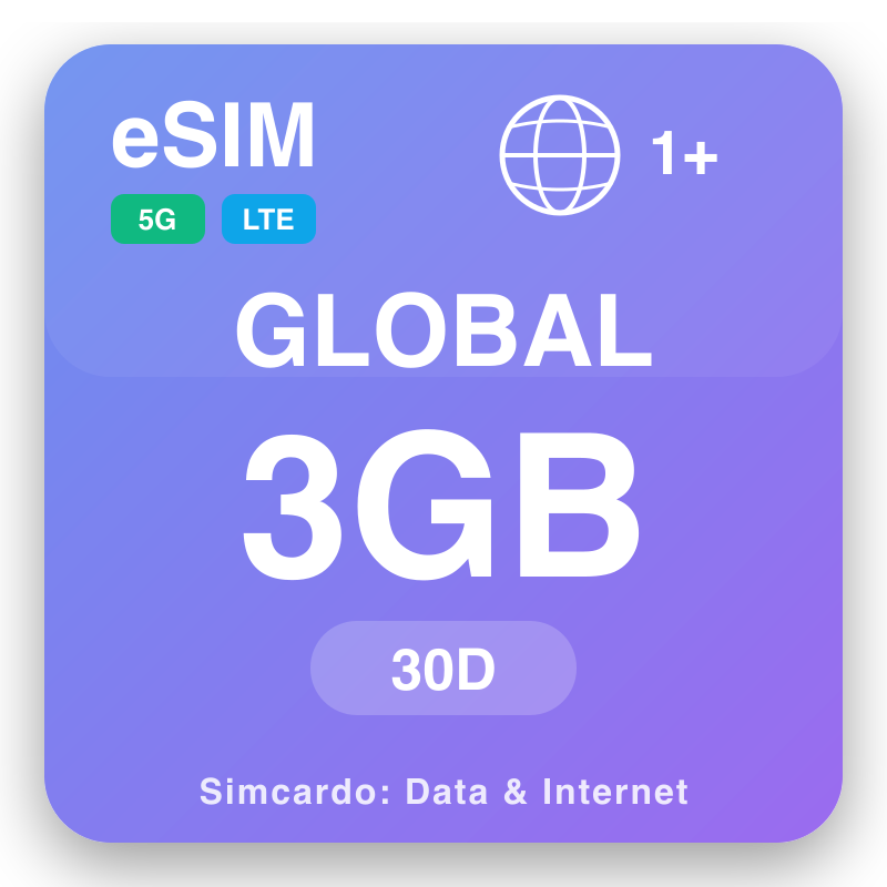 eSIM Havaí - ferðagagnaplan og farsíma internet