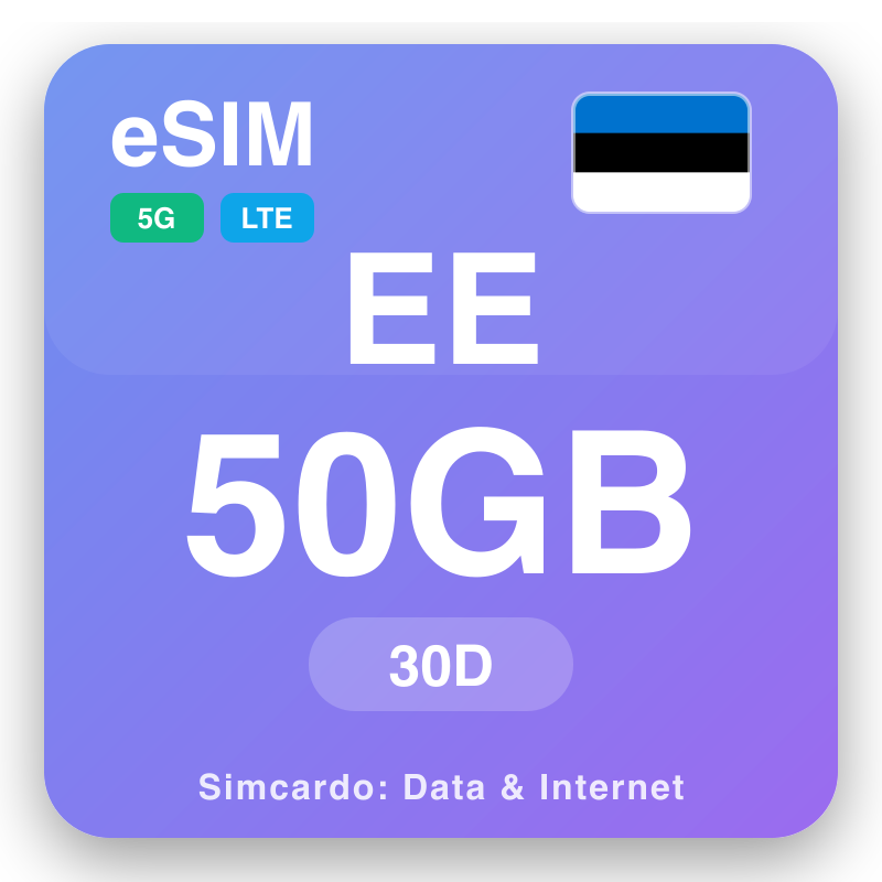 eSIM Estonia - reisdataplannen en mobiel internet