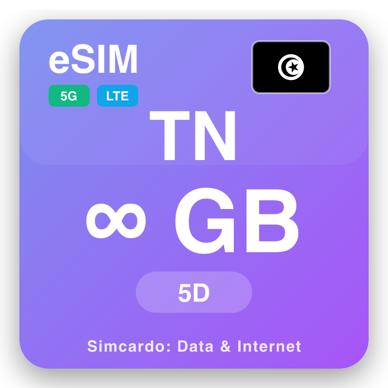 eSIM TN Unlimited mo 5 ra