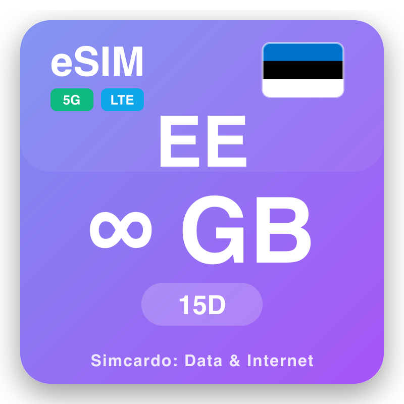 eSIM Estonia - reisdataplannen en mobiel internet