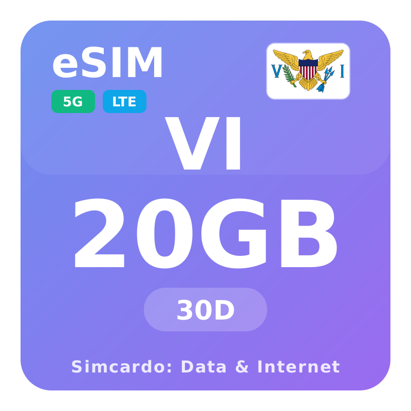 ABŞ Virgin adaları eSIM