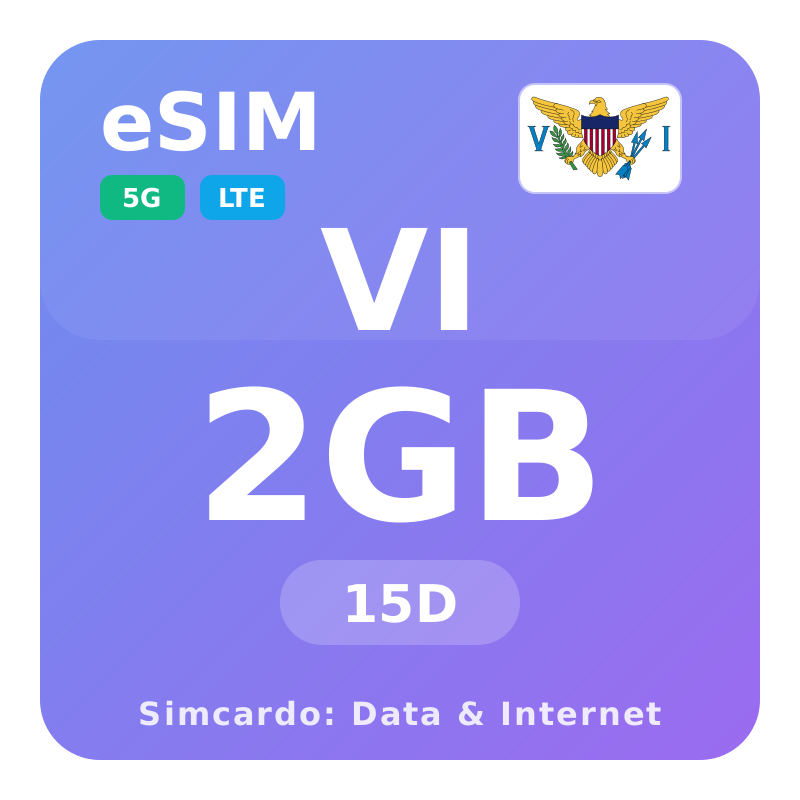 ABŞ Virgin adaları eSIM