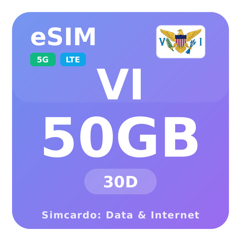 ABŞ Virgin adaları eSIM