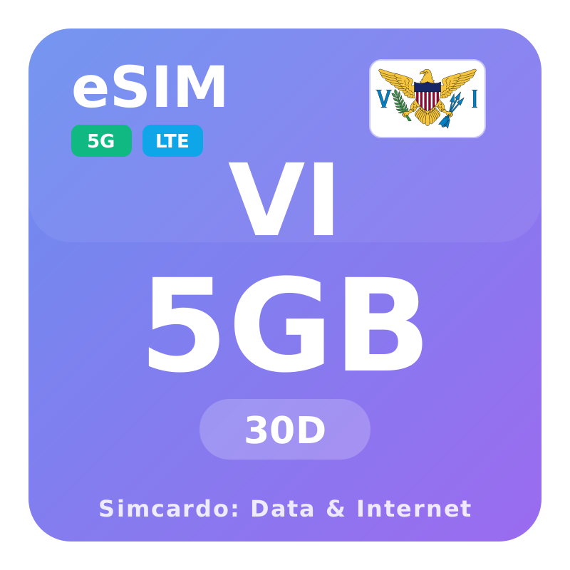 ABŞ Virgin adaları eSIM