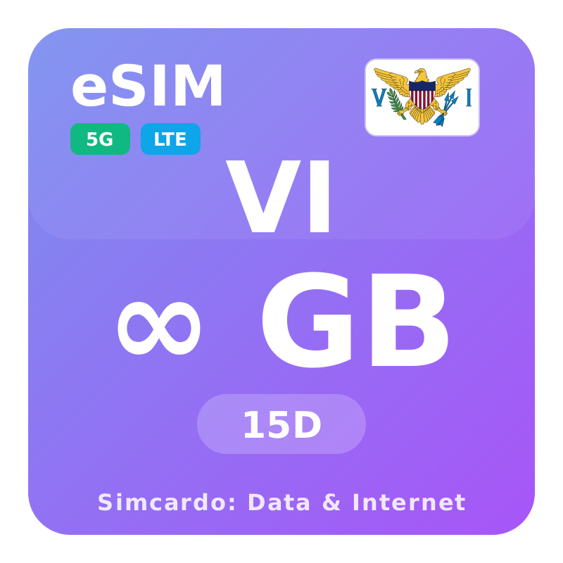 ABŞ Virgin adaları eSIM
