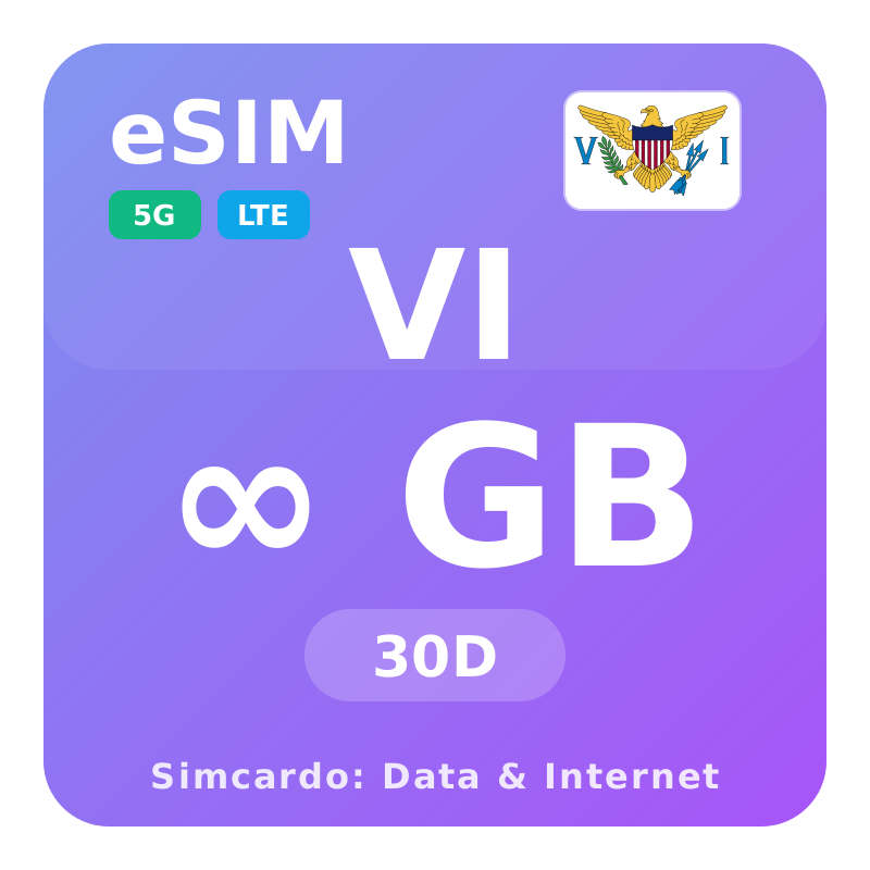 ABŞ Virgin adaları eSIM